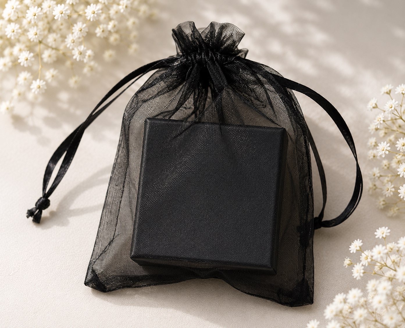 Organza pouch packaging